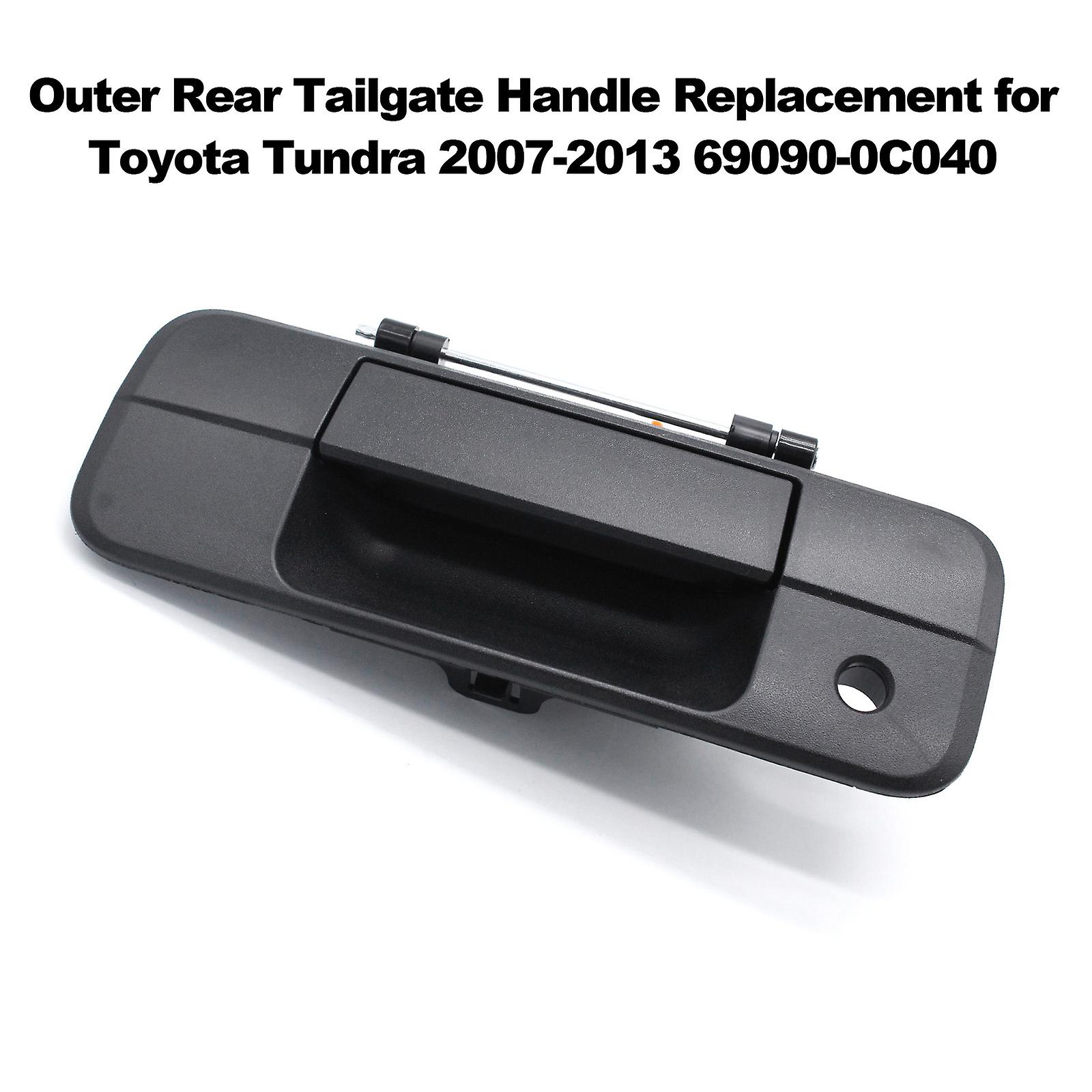 Black Outer Rear Tailgate Handle Replacement For Toyota Tundra 2007-2013 69090-0c040