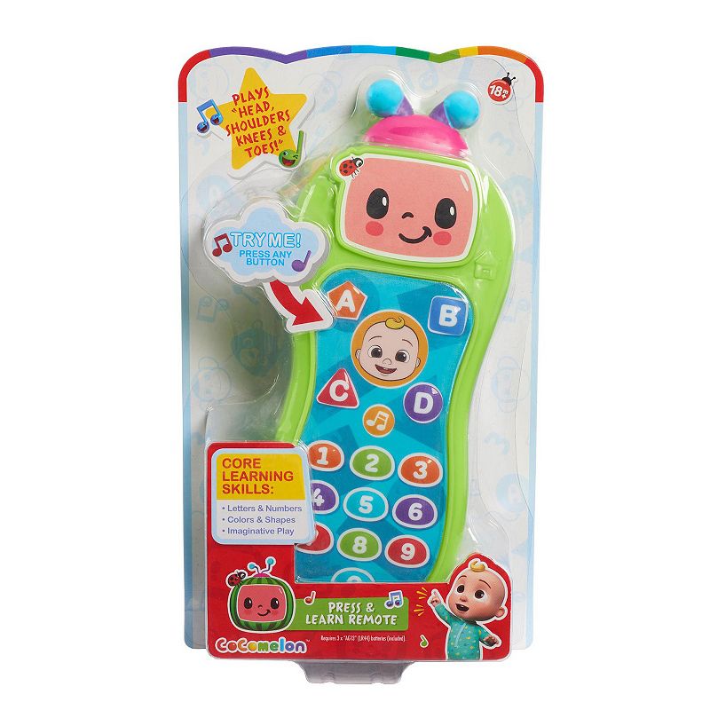 Cocomelon Press and Learn Remote Pretend Play Toy