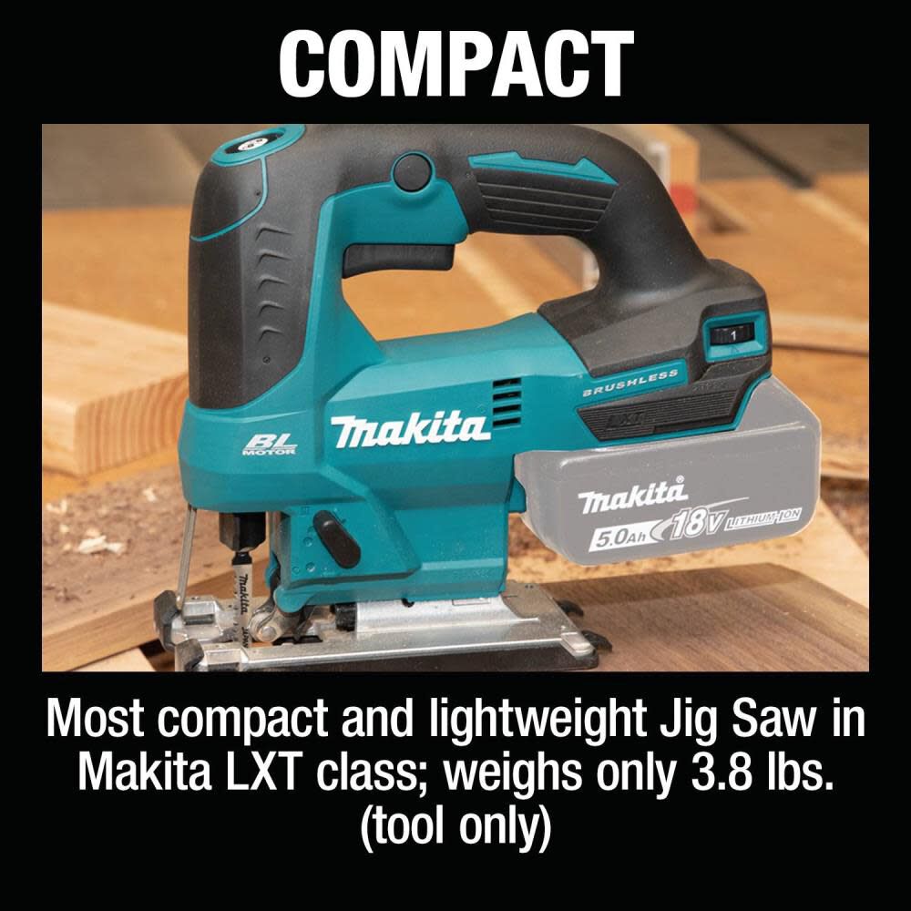 Makita 18V LXT Jig Saw Lithium Ion Brushless Cordless Bare Tool XVJ04Z from Makita