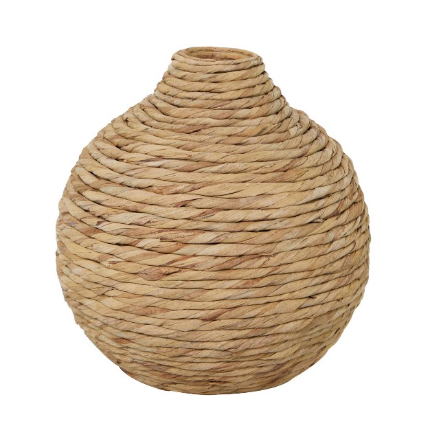 The Novogratz Seagrass Handmade Woven Vase Brown Olivia amp May