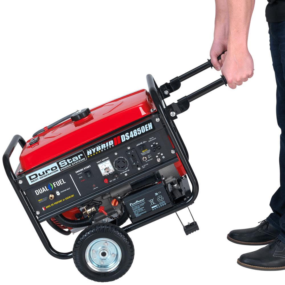 4850-Watt Dual Fuel Hybrid Portable Generator ;