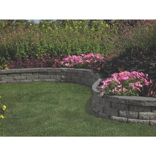 Anchor Carlton 3 in. x 10 in. x 6 in. Charcoal Concrete Retaining Wall Block (192- Piece Pallet) 12051055