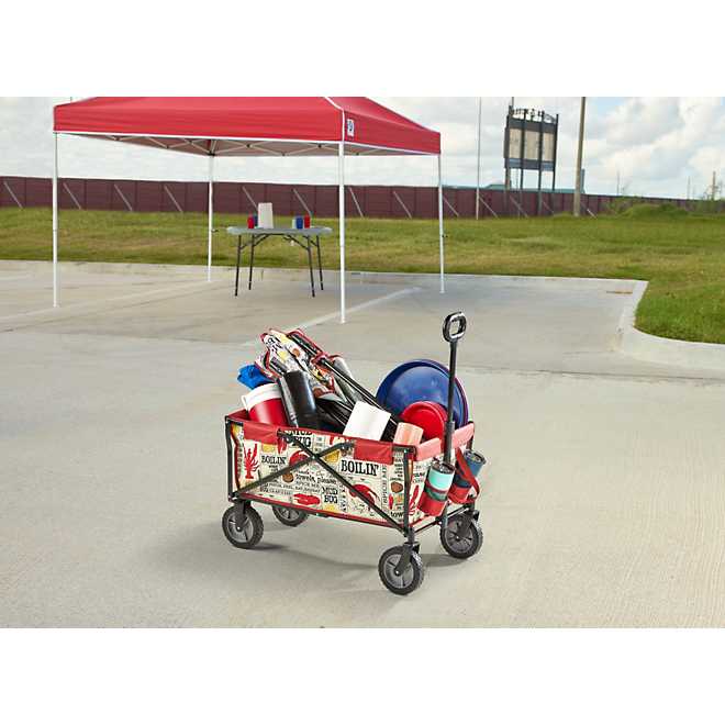 Academy Sports + Outdoors Crawfish Print Folding Multipurpose Wagon