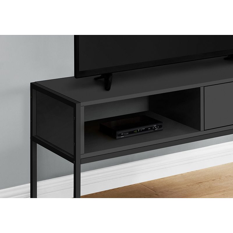 Monarch Modern Black TV Stand