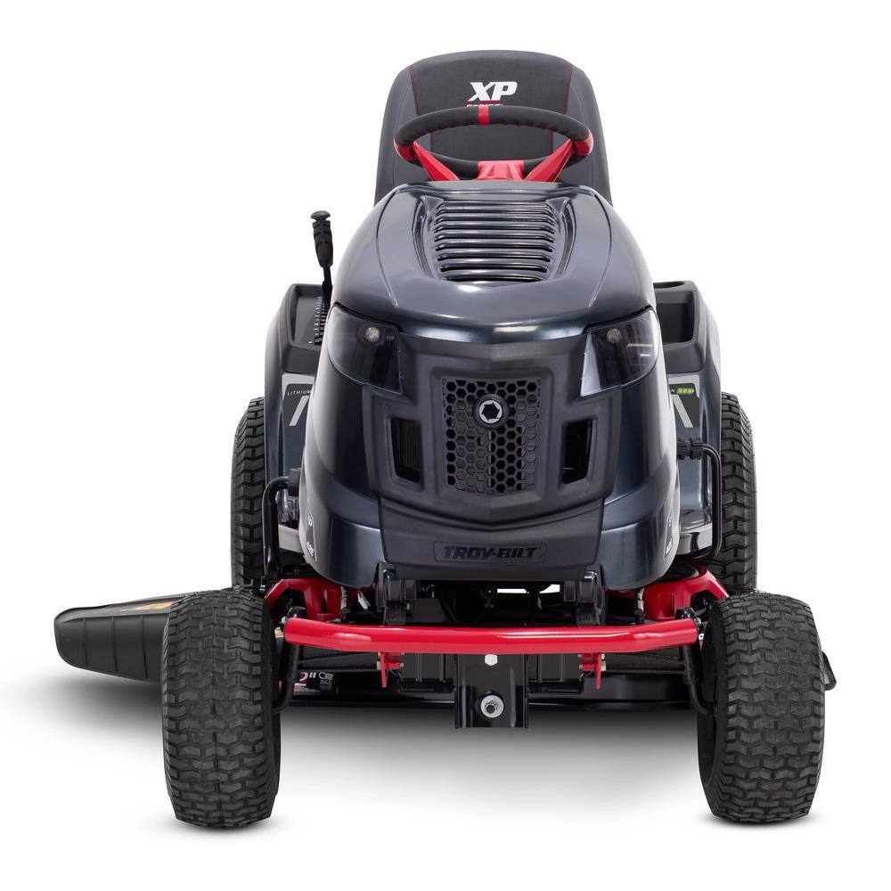 Troy-Bilt XP 42 in. 56-Volt MAX 60 Ah Battery Lithium-Ion Electric Drive Cordless Riding Lawn Tractor Super Bronco 42E XP