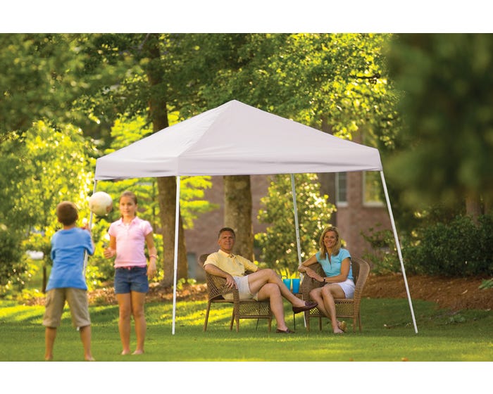 ShelterLogic 10 x 10 HD Series Pop Up Canopy， White Cover - 22558