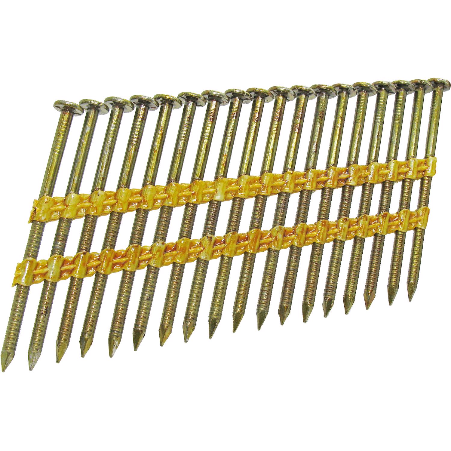 Grip-Rite 2-3/8 in. 12 Ga. Angled Strip Bright Framing Nails 21 deg 2500 pk