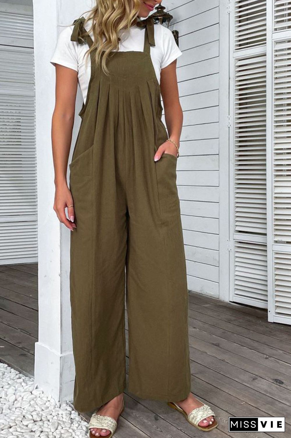 Palin Loose Poctet Jumpsuit Romper Wholesale