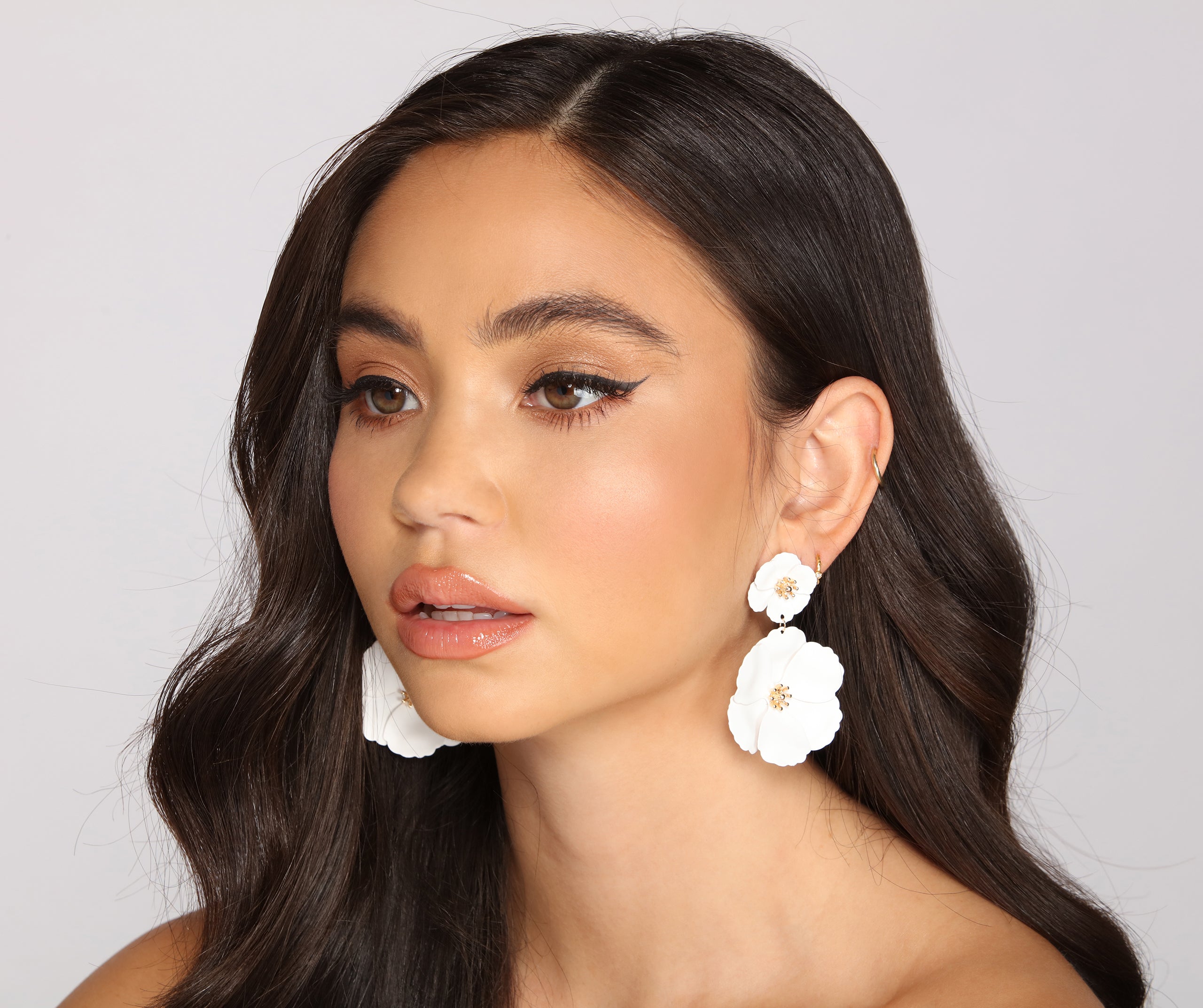 Effortlessly Pretty Floral Statement Earrings