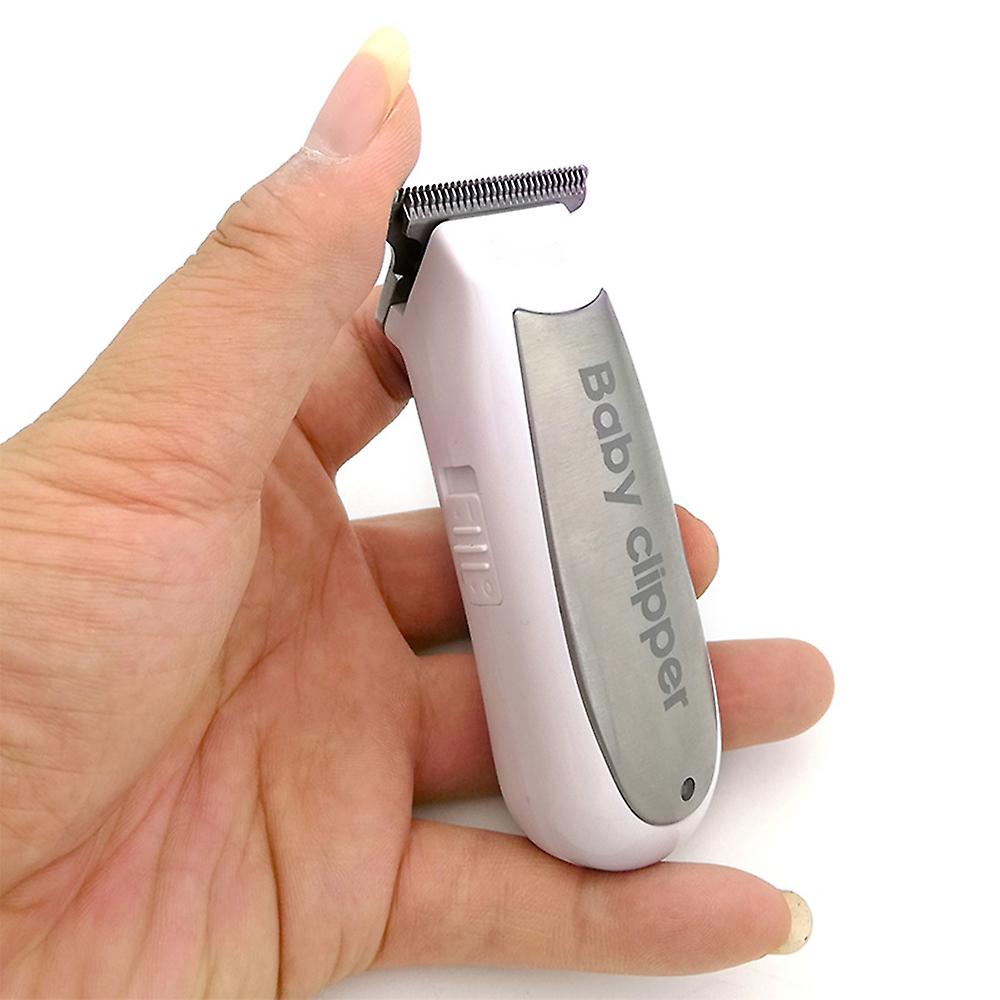 Silver Baby Hair Clippers Baby Hair Trimmer Silent Haircut Trimmers Quiet Usb Baby Shaver For Kids Infants Men And Women