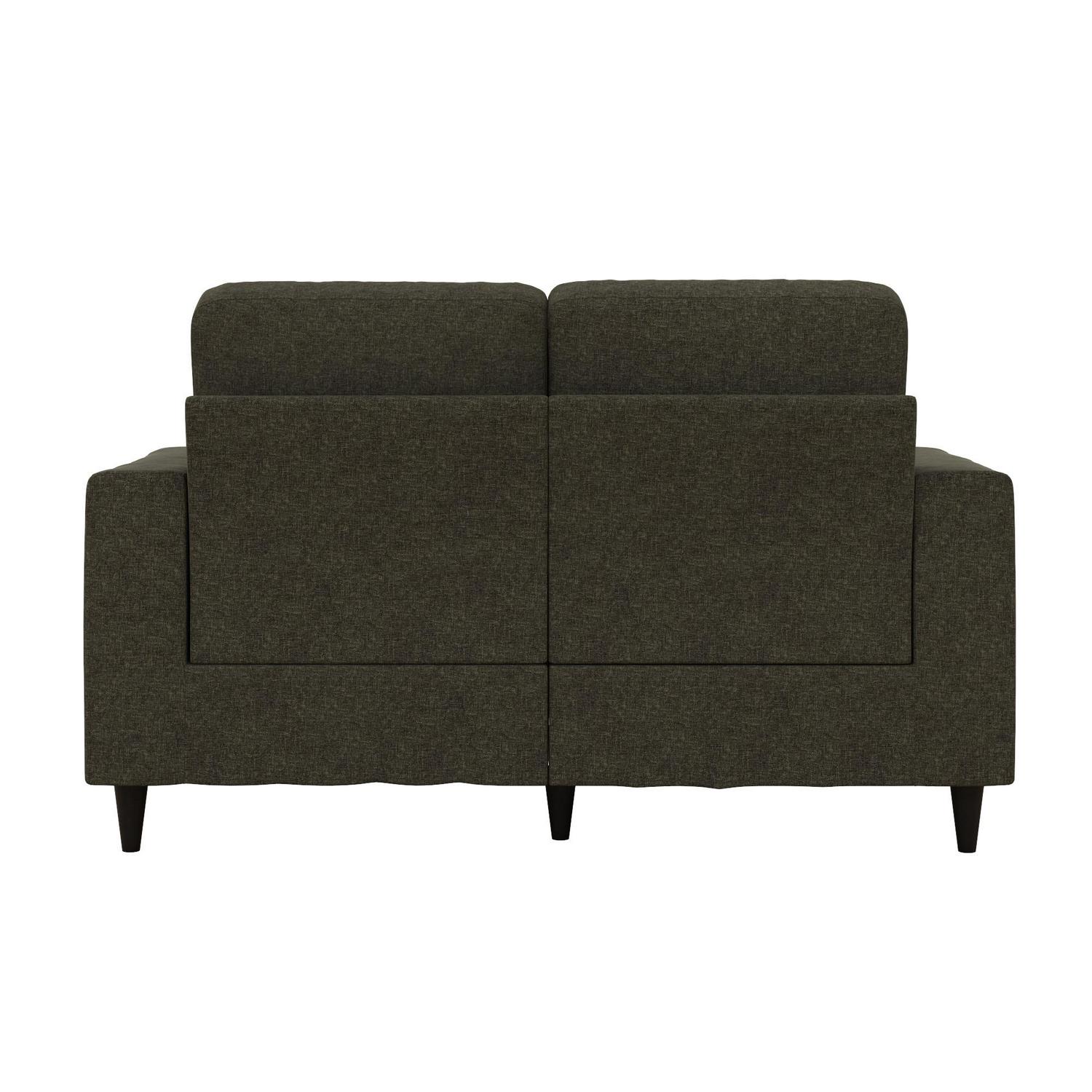 DHP Cooper Loveseat， Gray Linen