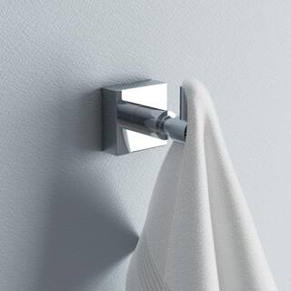 No Drilling Required Hukk Single Robe Hook in Chrome HU241-CHR