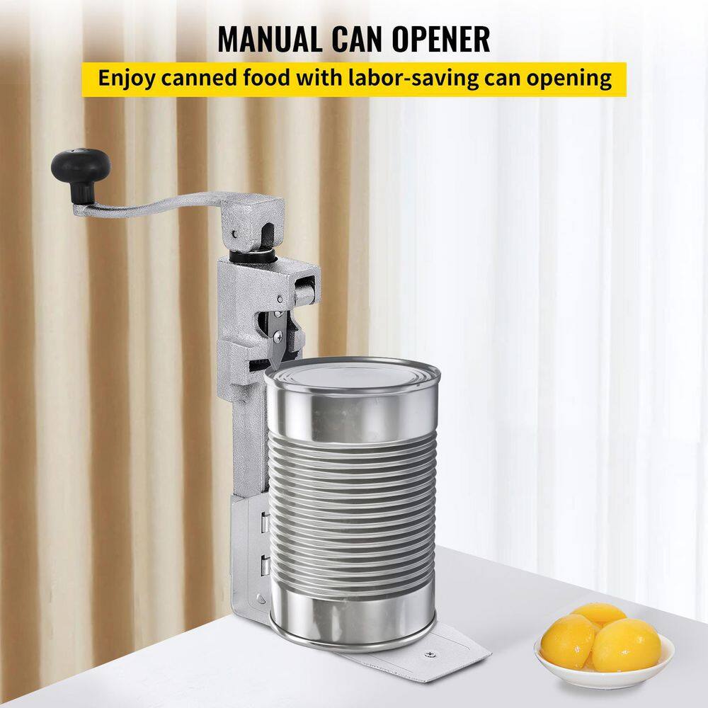 VEVOR Commercial Can Opener 15.7 in. Heavy Duty Manual Table Can Opener Tabletop Can Opener for Restaurant Hotel Bar TSSDKGQ0000000001V0