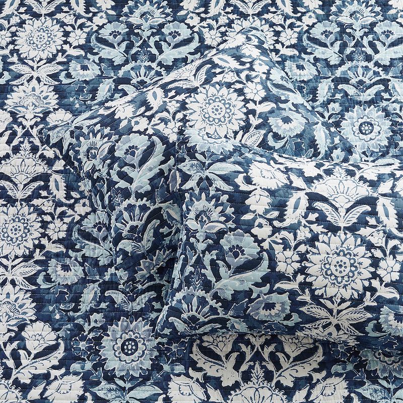 Levtex Home Laure Indigo Quilt Set with Shams