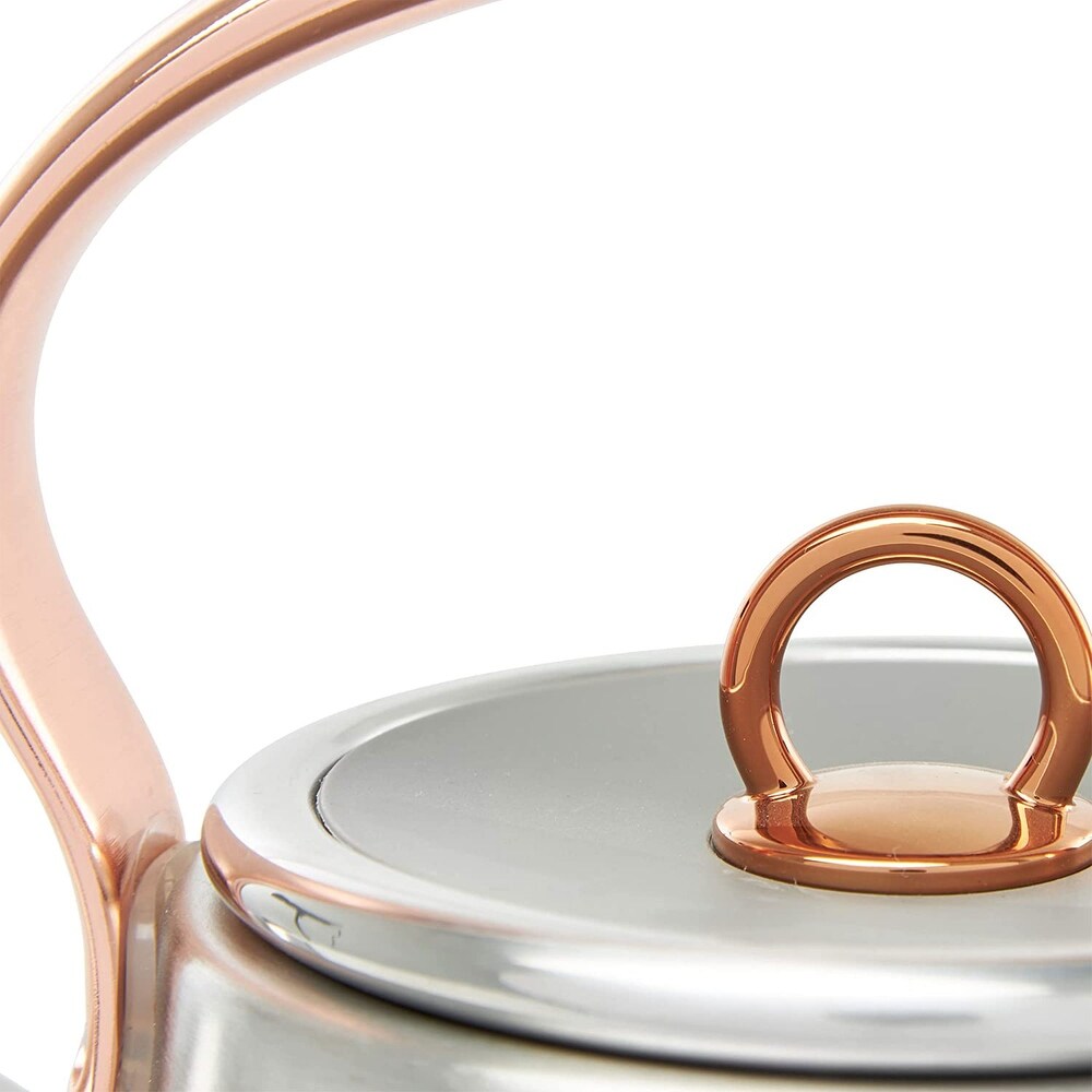 Haden Heritage 1.7L Stainless Steel Body Retro Electric Kettle  Steel/Copper   4.49