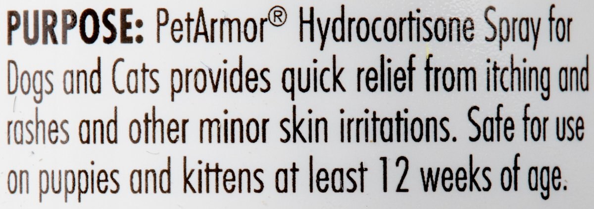 PetArmor Hydrocortisone Quick Relief Spray for Dogs and Cats