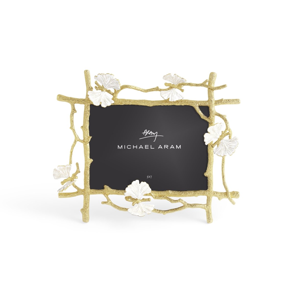 Butterfly Ginkgo Gold Frame