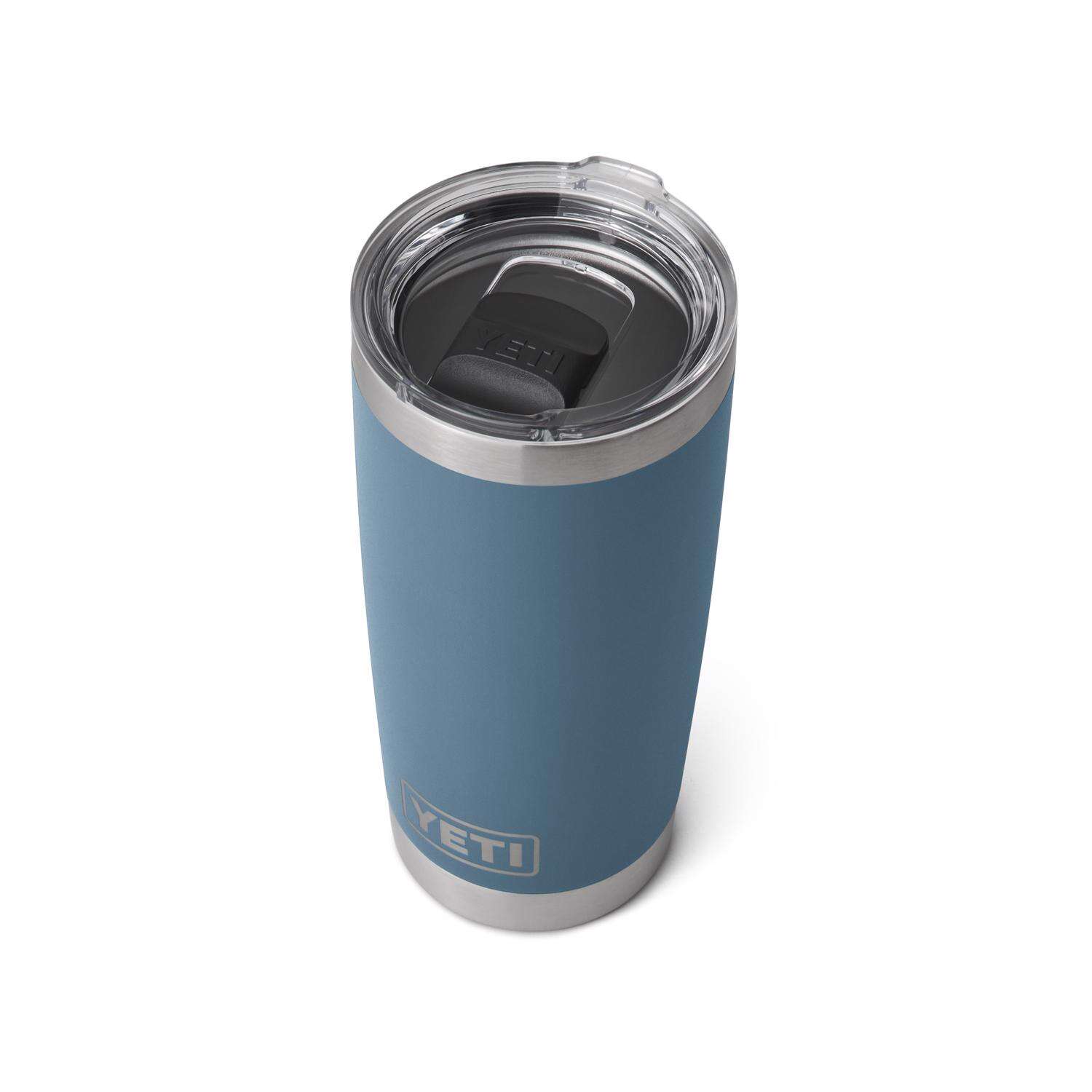 YETI Rambler 20 oz Nordic Blue BPA Free Tumbler with MagSlider Lid