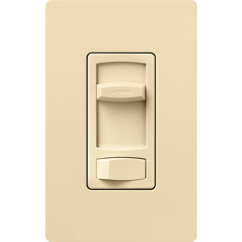 Lutron Skylark Contour Dimmer Switch with Preset for Incandescent Bulbs 600-Watt3-Way Ivory (CT-603P-IV) CT-603P-IV