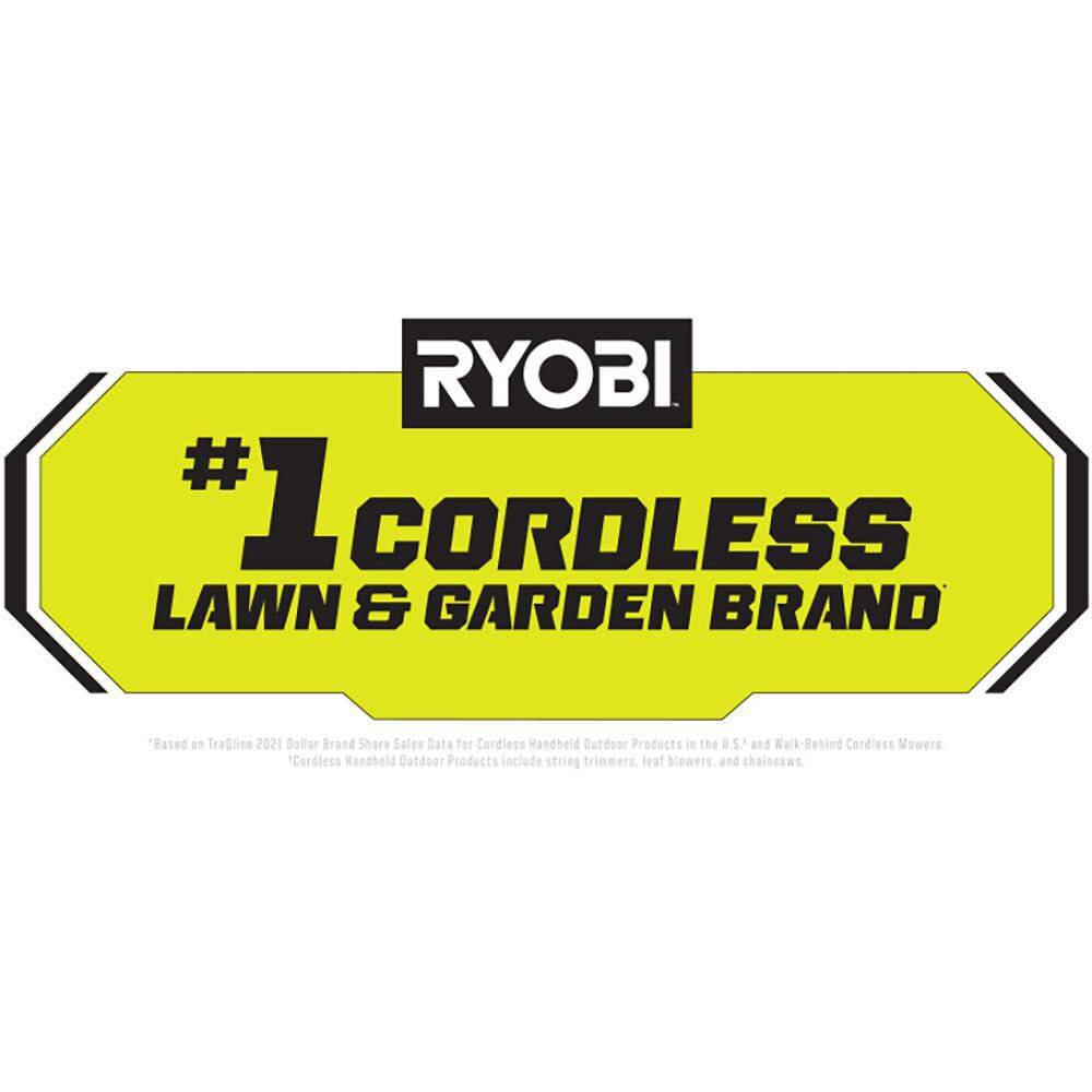 RYOBI 40V Cordless Battery String Trimmer and 120 MPH 450 MPH Jet Fan Leaf Blower (2-Tool) RY402013BTL-BLW