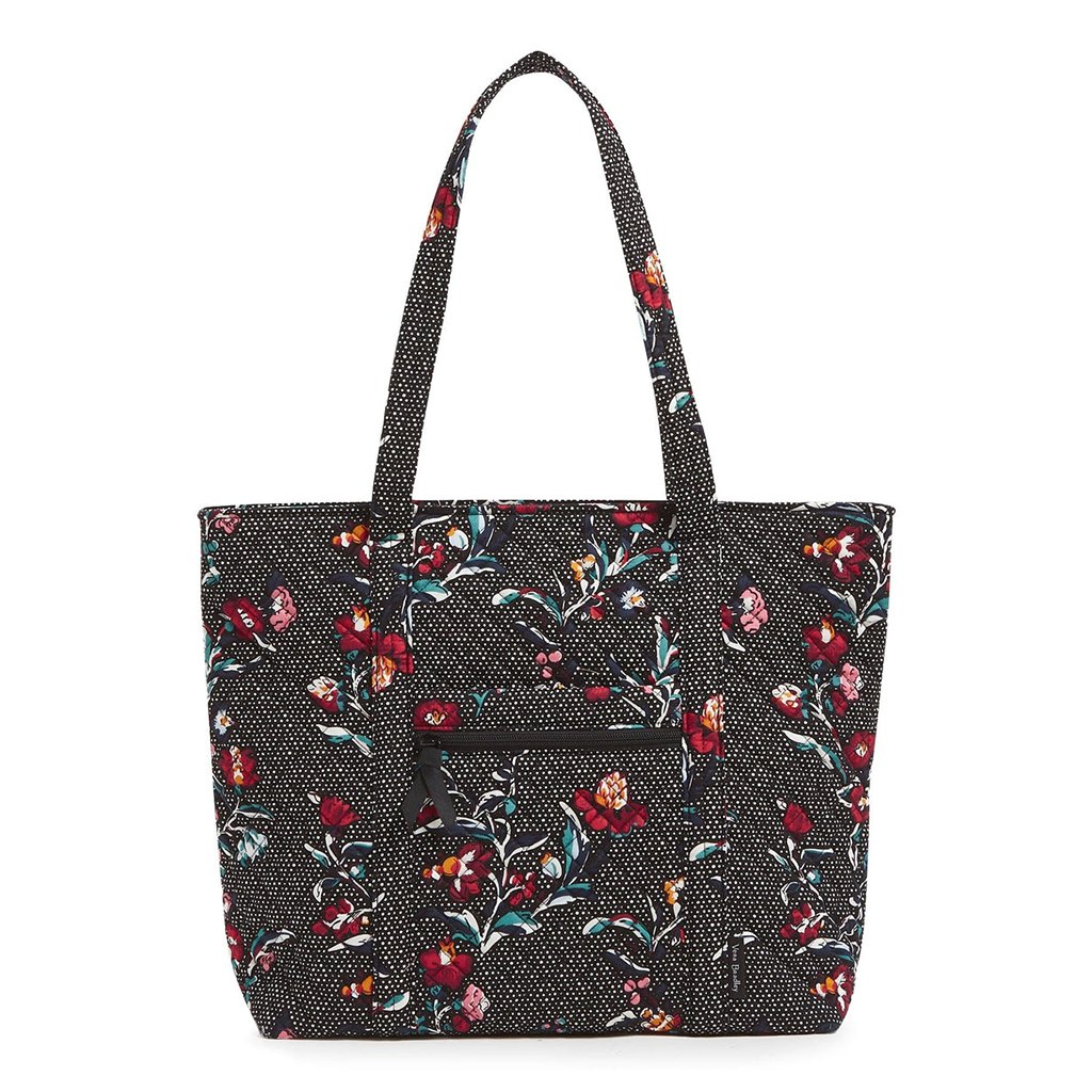 Vera Bradley  Vera Tote Bag in Perennials Noir Dot