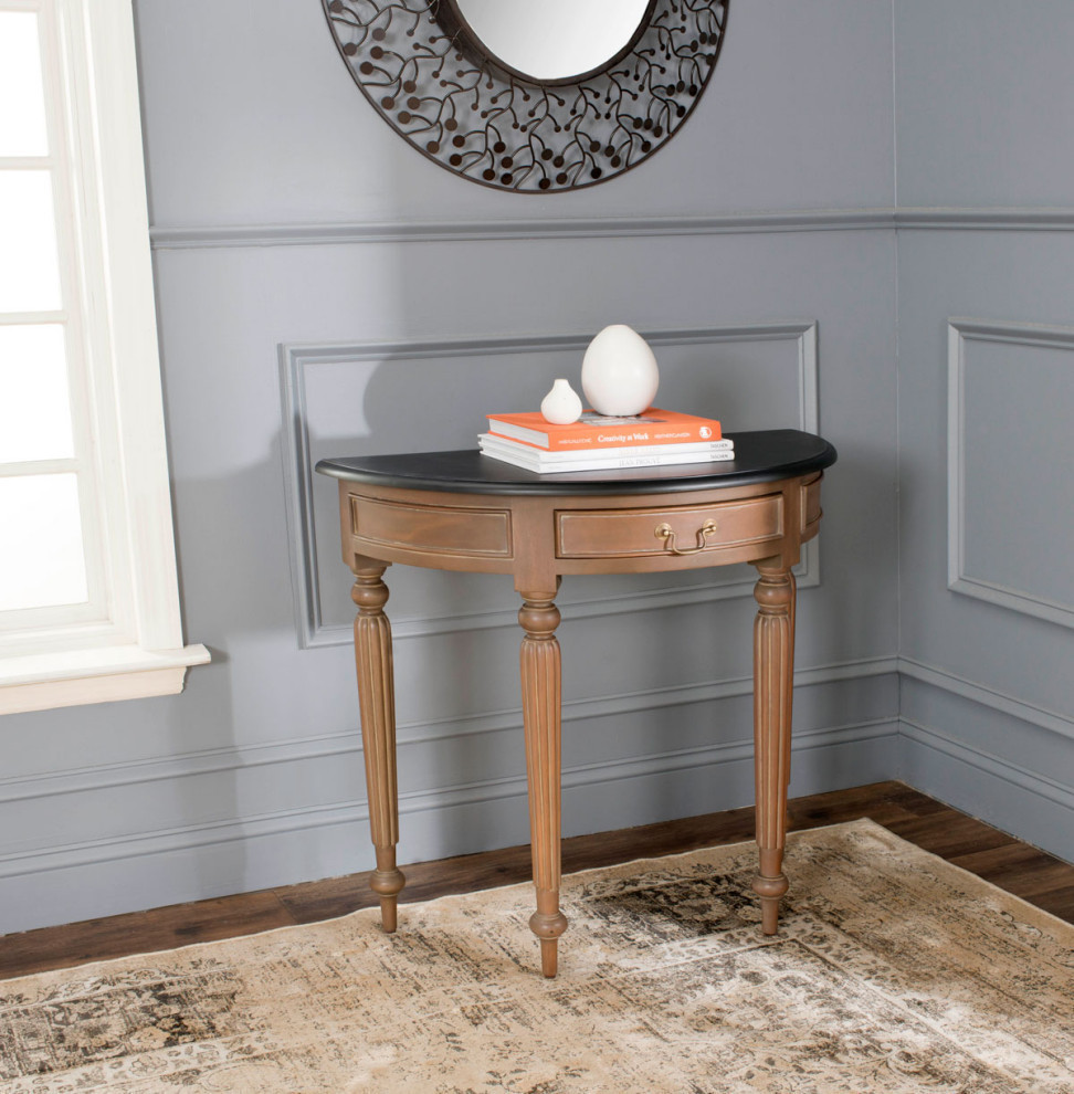 Charles Console  Brown   Traditional   Console Tables   by Rustic Home Furniture Deco  Houzz