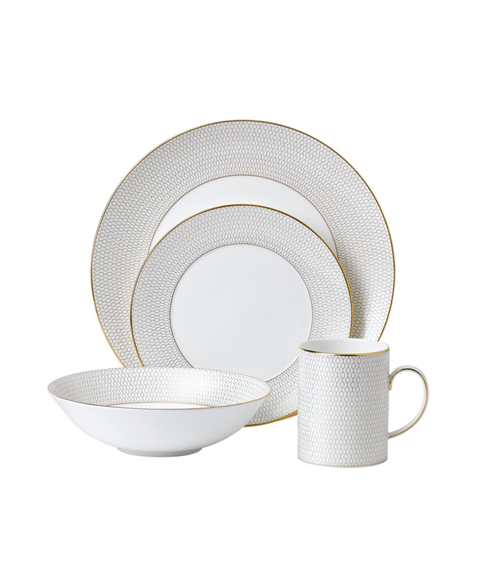 Wedgwood Gio Gold 4-Piece Place Setting