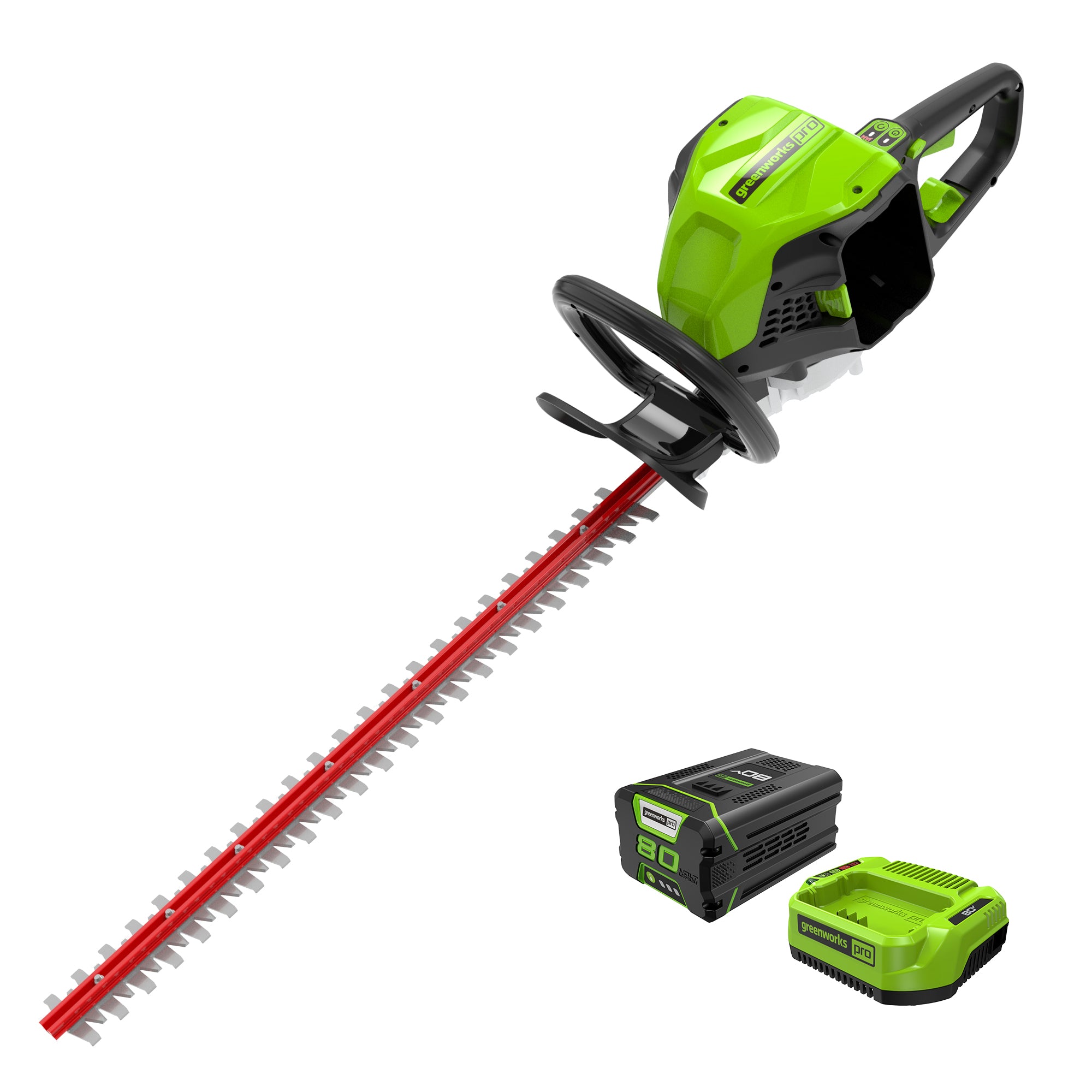 80V 26-Inch Cordless Hedge Trimmer | Greenworks Pro