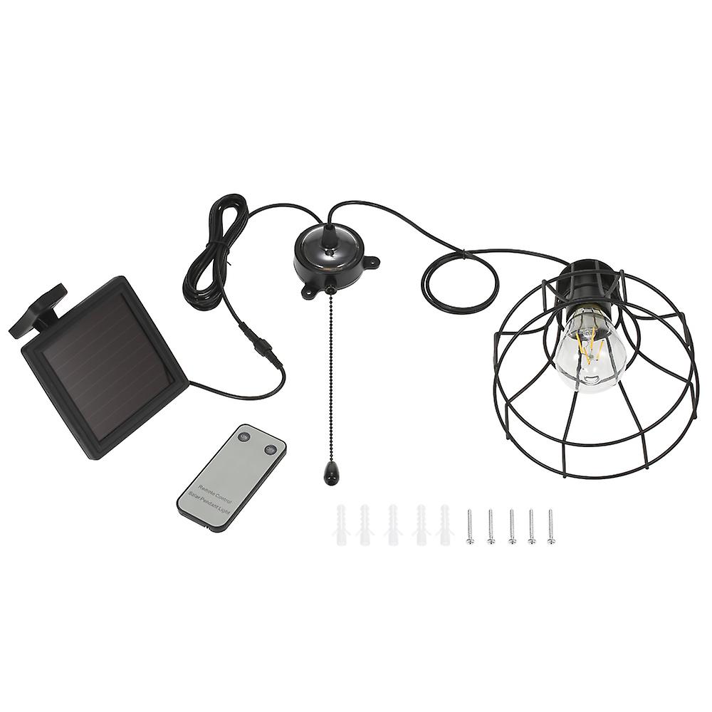 1 Solar Powered Shed Light With Pull-cord Switch And Bulb 1 Amorphous Silicon Solar Panel 1 Wall Mounted Interface 1 Remote Controller 2 Bag Screw 1 U