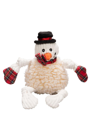 FlufferKnottie McSnowy the Snowman Knottie Dog Toy