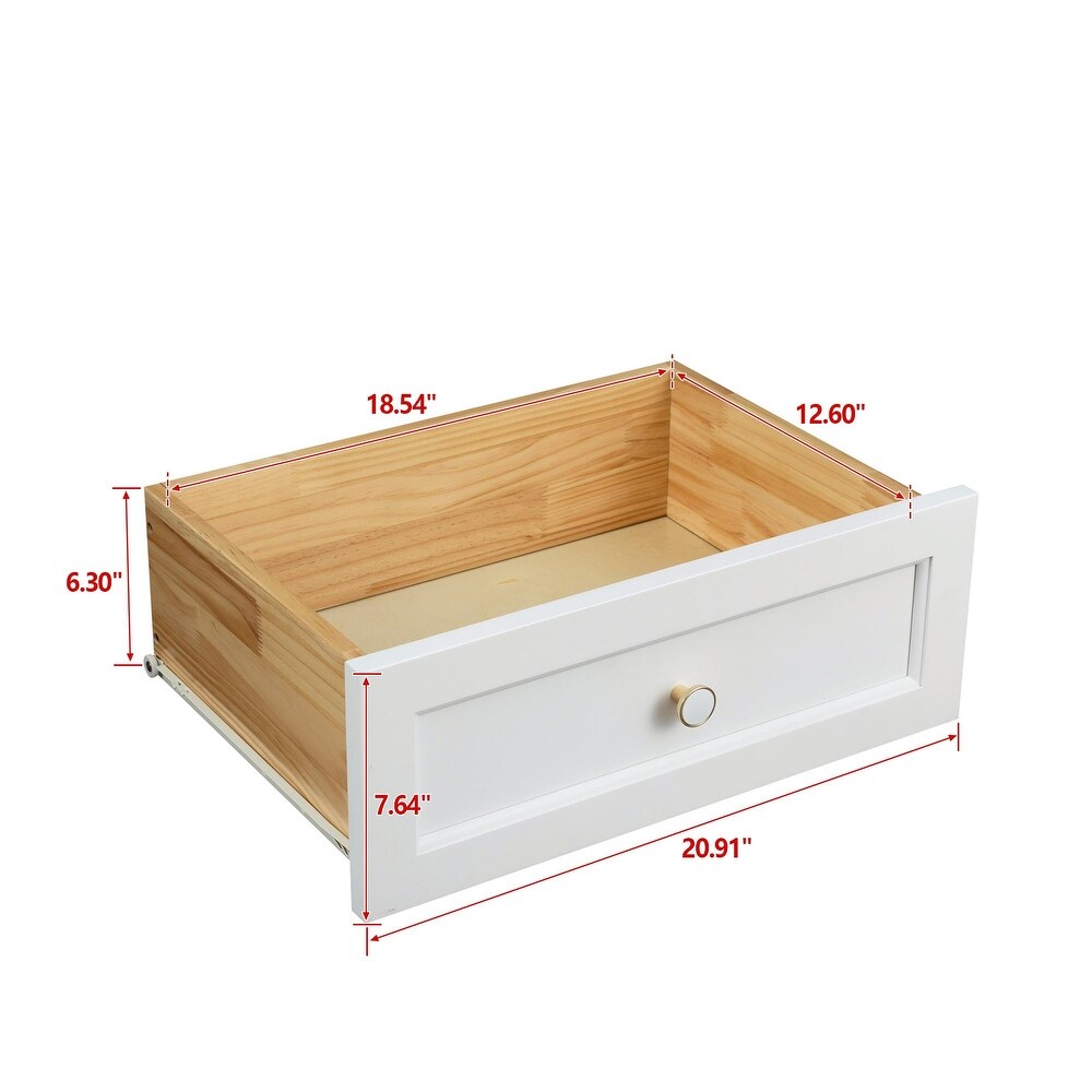 6 Drawers Dresser Cabinet  Versatile Storage Solution for Any Room