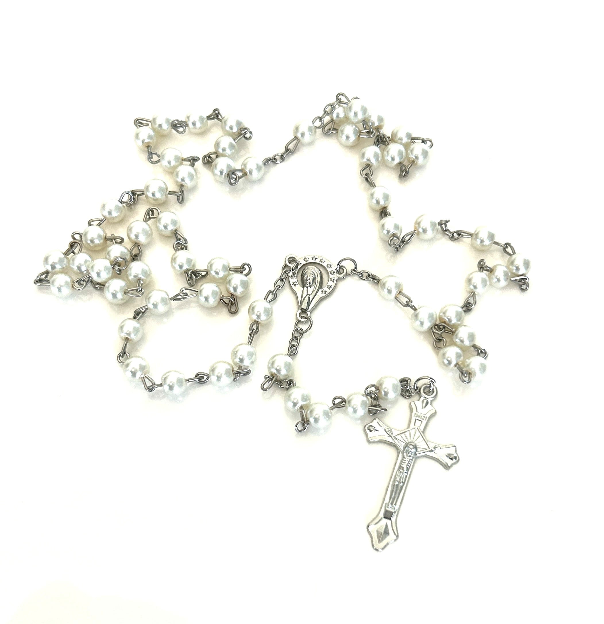 First Holy Communion Gift for Girl: 5 Piece Boxed Set Prayer Book, Rosary, Bracelet, Cross, and Prayer Card by Loving Memories