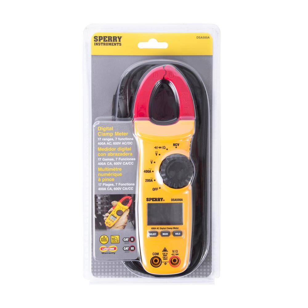 Sperry 400 Amp Digital Clamp Meter DSA500AR