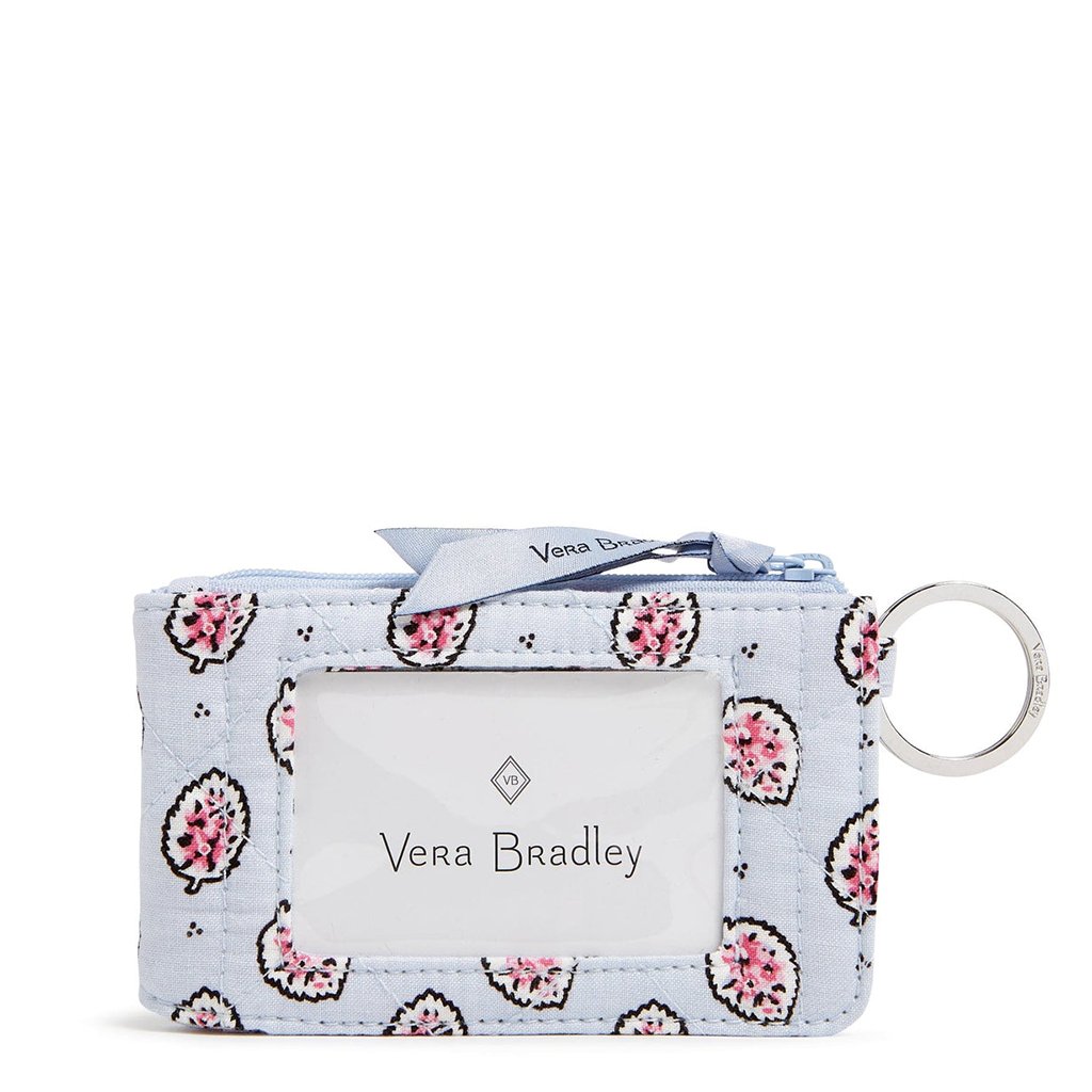 Vera Bradley  RFID Deluxe Zip ID in Magnifique Leaf