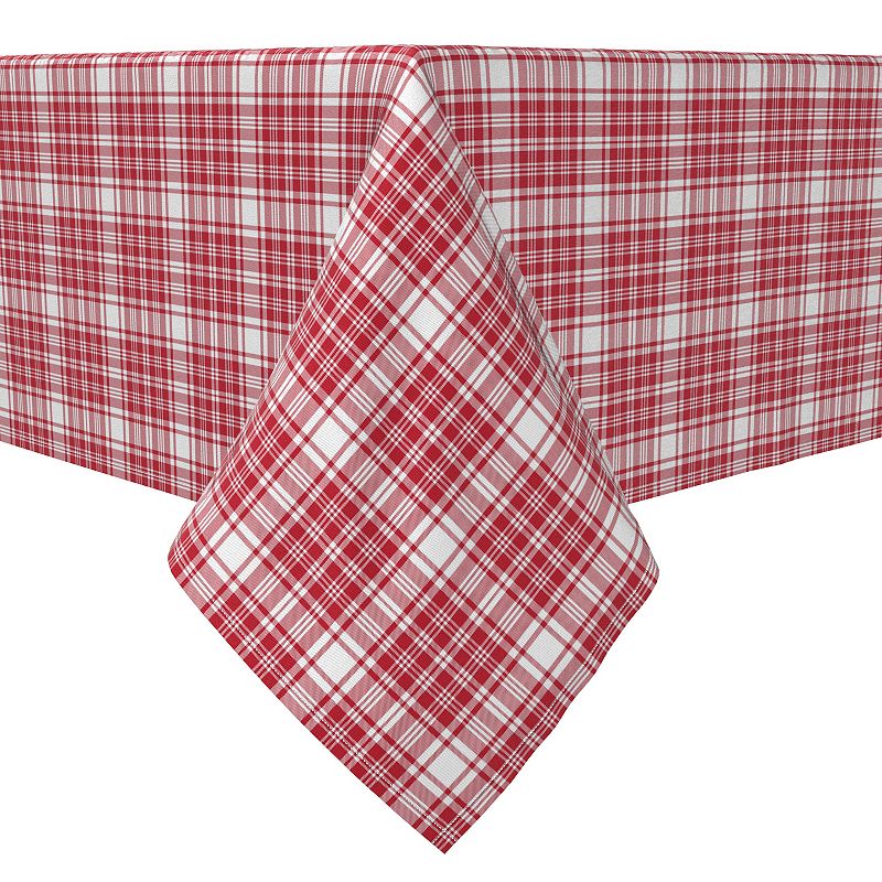 Square Tablecloth， 100% Cotton， 60x60， Plaid 2