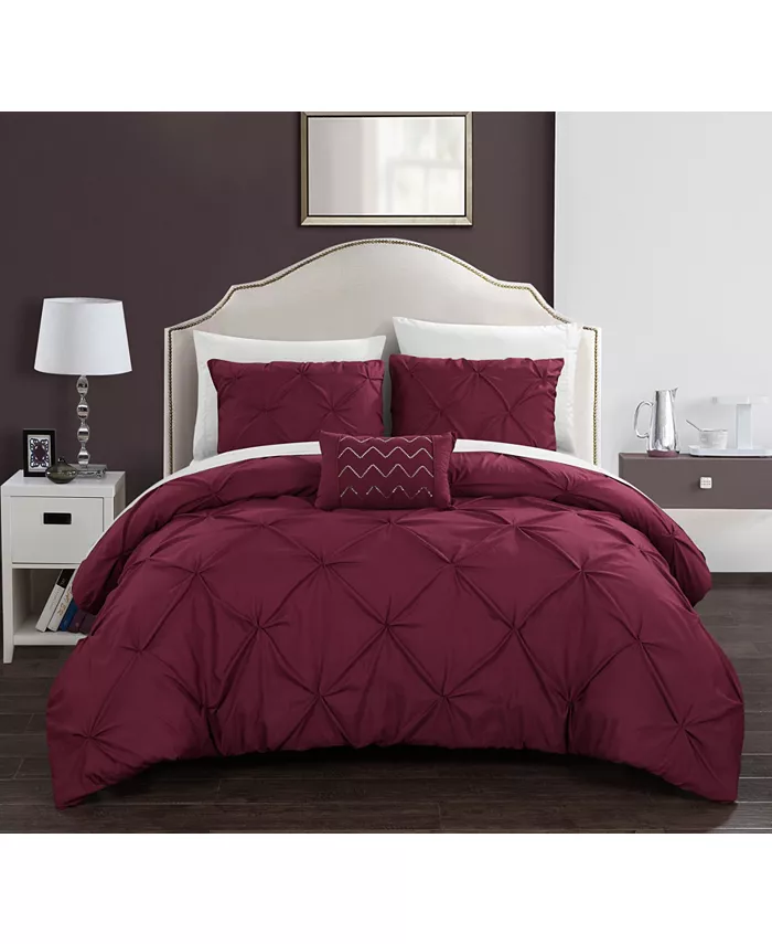 Chic Home Daya 4-Pc. Duvet Cover Sets