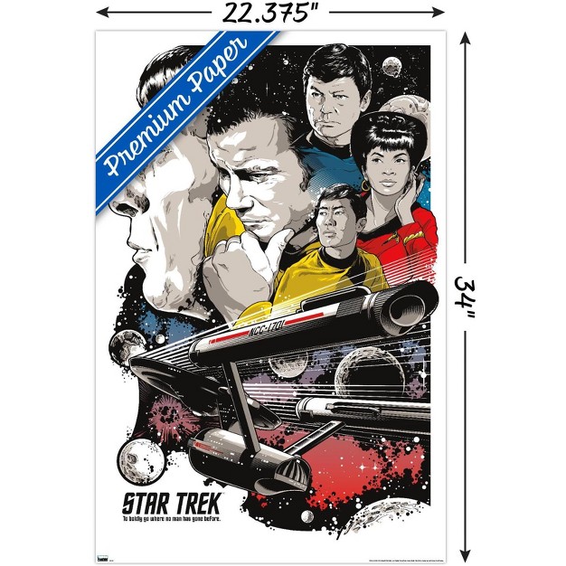 Trends International Star Trek Universe Joshua Budich Illustration Unframed Wall Poster Prints