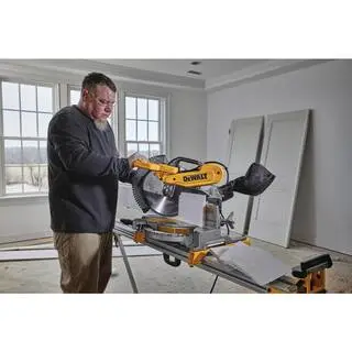 DW 15 Amp Corded 12 in. Compound Double Bevel Miter Saw DWS716