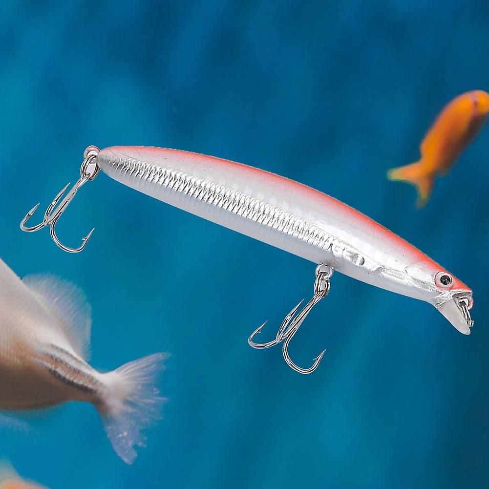 Heng Jia 9.5cm Lures Hard Bait Artificial Baits Fishing Minnow Wobblers For Fishing (e)