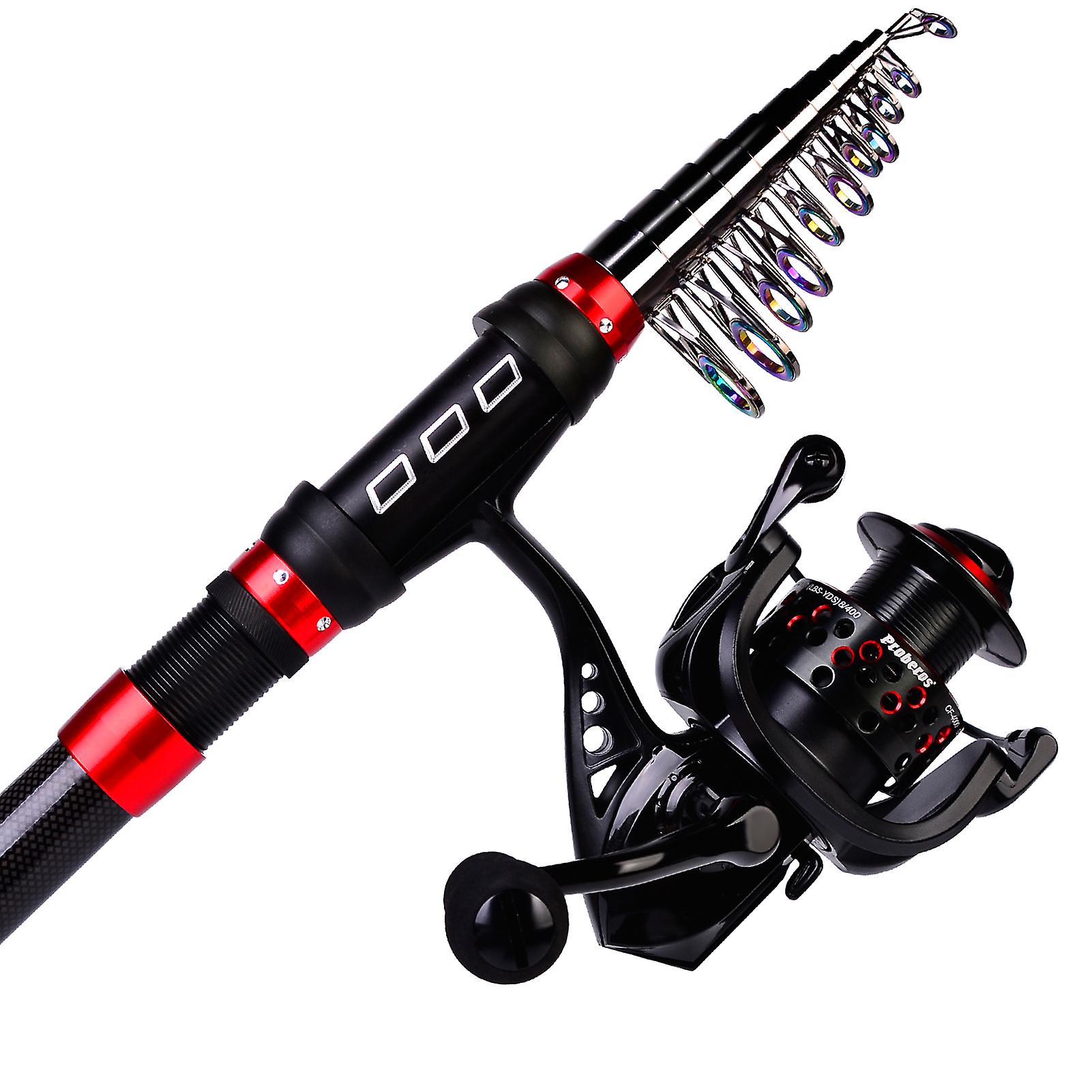 3.6 Meters Portable Fishing Rod Ultralight Fishing Pole Ceremic Guide Ring Fishing Rod Telescopic Carbon Fiber Fishing Pole