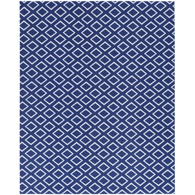 3pk Gemstone Indoor outdoor Rug Runner Mat Blue white Foss Floors