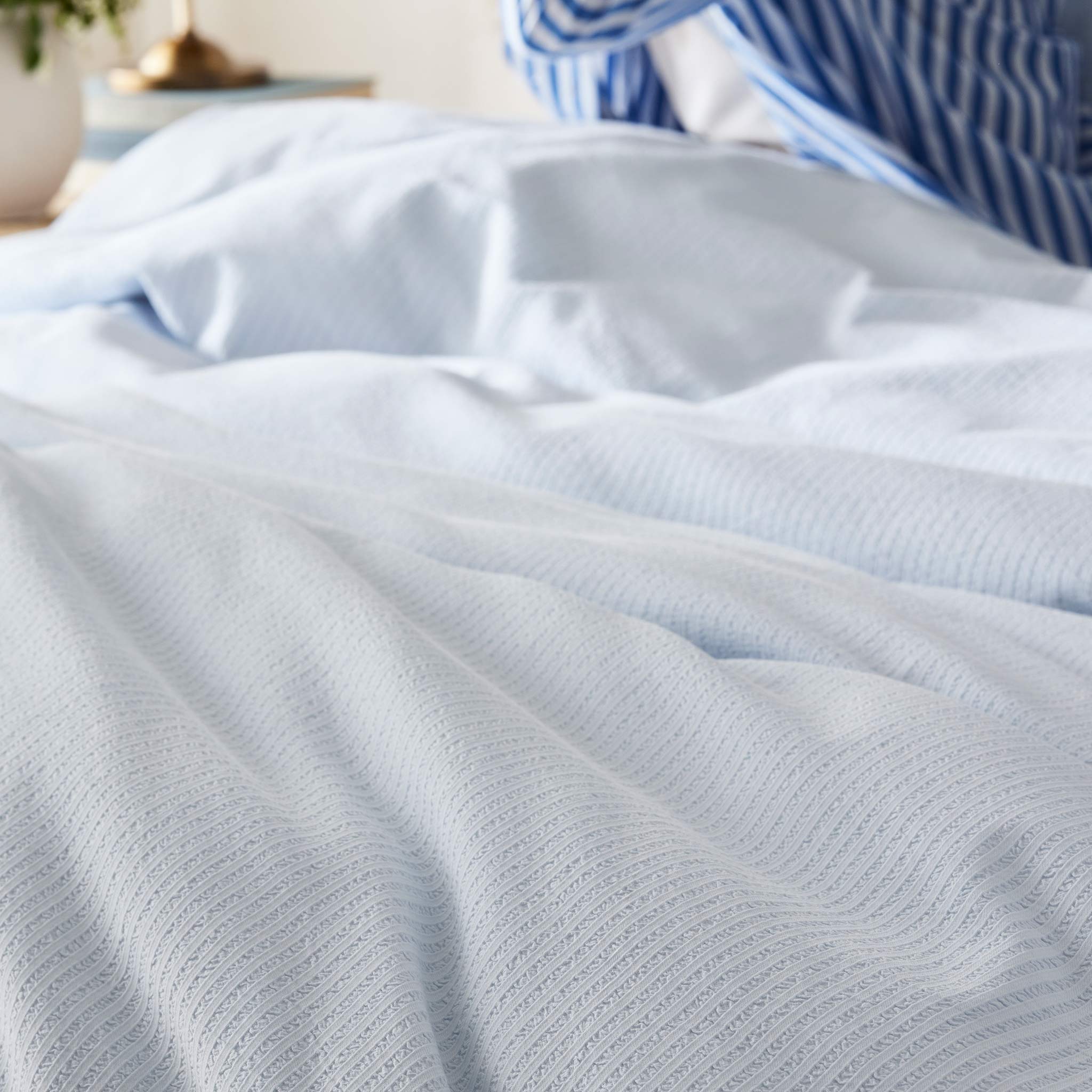 Textured Stripe Duvet Cover - Last Call