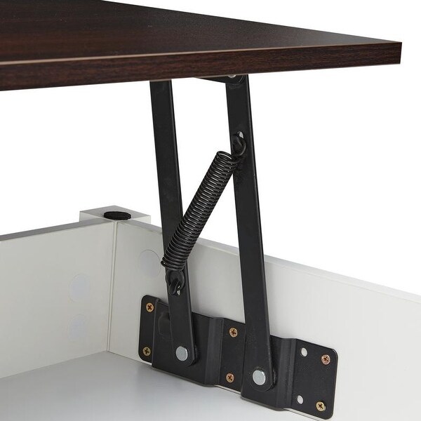 Lift Top Coffee Table Dining Table for Office， Small Apartment