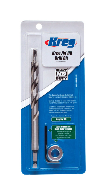 Kreg 1/2 in. X 6 in. L High Speed Steel Heavy-Duty Drill Bit 1 pc