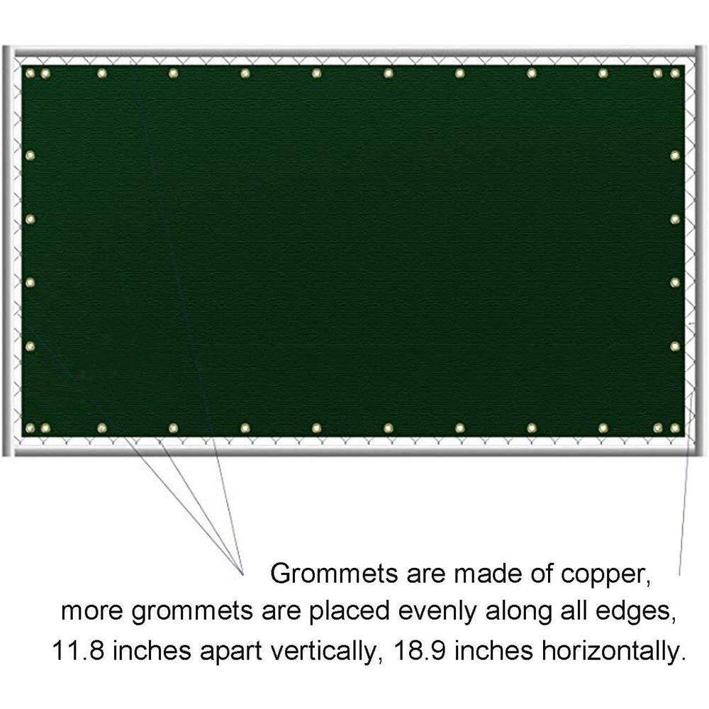 6 ft. x 50 ft. Green Privacy Screen Fence Heavy-Duty Fence Mesh Sunshade Mesh Cover For Wall Garden Patio Backyard B07MFP4PPQ