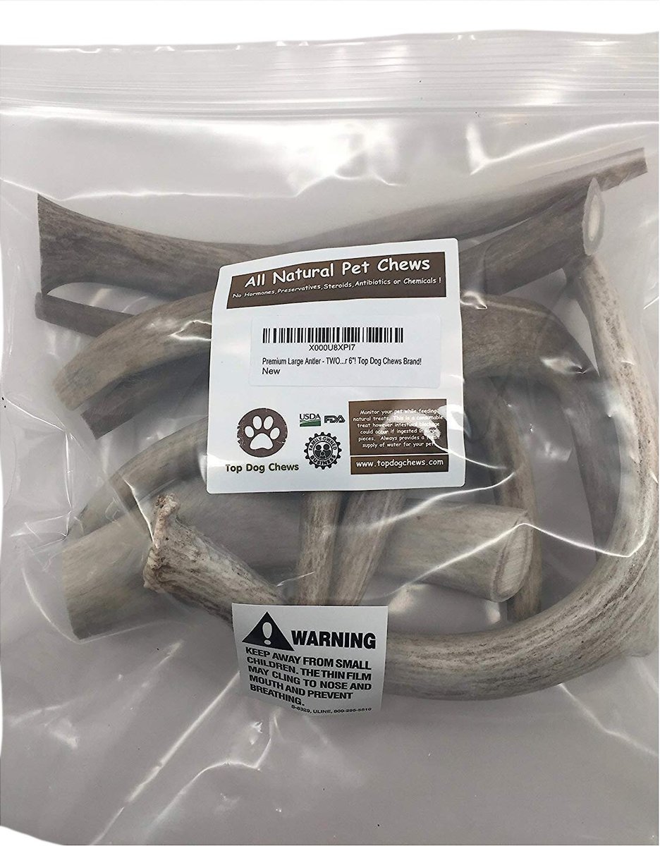 Top Dog Chews Premium Large Antler Dog Treats