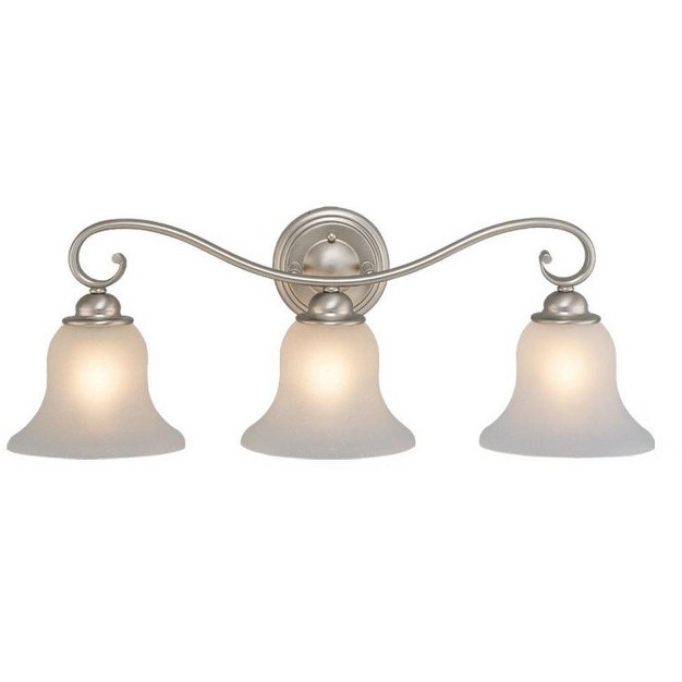 Vaxcel Monrovia 3 Light Vanity Brushed Nickel