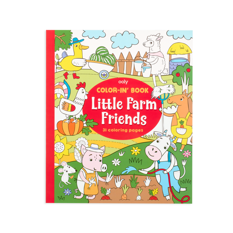 Color-in Book - Little Farm Friends by OOLY