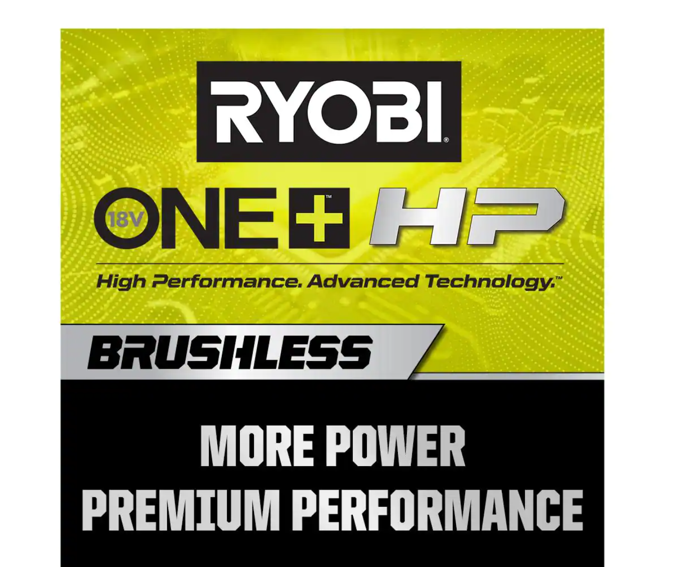 RYOBI PBLDD01B ONE+ HP 18V Brushless Cordless 1/2 in. Drill/Driver (Tool Only)