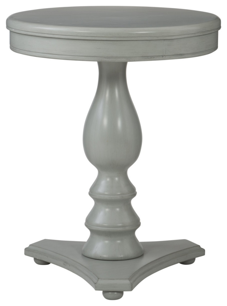 Stanton Accent Side Table  Gray   Traditional   Side Tables And End Tables   by VirVentures  Houzz